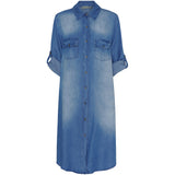 MARTA DU CHATEAU Marta Du Chateau Damen Kleid MdcFlorentina Dress Medium Blue