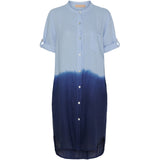 MARTA DU CHATEAU Marta Du Chateau Damen Kleid MdcJóna Dress Skyblue/DarkBlue
