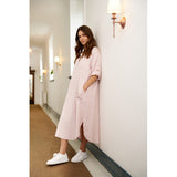 MARTA DU CHATEAU Marta Du Chateau Damen Kleid MdcNess Restudsalg Rose/WhiteStripe