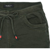 MARTA DU CHATEAU Marta Du Chateau Damen MdcTina Jeans MDC106-4 Restudsalg Kaki