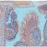 MARTA DU CHATEAU Marta Du Chateau Damen Rock 5201 Skirt Celeste0443tpo