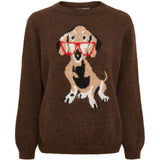 MARTA DU CHATEAU Marta Du Chateau Damen Strick MdcCoraline 9852 Knit Brown