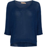 MARTA DU CHATEAU Marta Du Chateau Damen Strickjacke 7010 Knit Blue4171