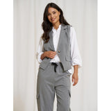 MARTA DU CHATEAU Marta Du Chateau Damen Weste MdcFilippa 6541 Vest Grey