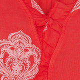 MARTA DU CHATEAU Marta Du Chateau Damen top MdcElke Restudsalg Red/WhitePrint