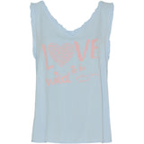 MARTA DU CHATEAU Marta Du Chateau Damen top MdcMartina Restudsalg Celeste 401/Rosa Print