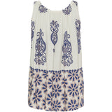 MARTA DU CHATEAU Marta Du Chateau Damen top MdcSilja Top 4352Bluescuro