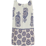 MARTA DU CHATEAU Marta Du Chateau Damen top MdcSilja Top 4352Bluescuro