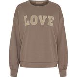 MARTA DU CHATEAU Marta du Chateau Damen-Sweatshirt MdcJessa 7976 Sweatshirt Fango Melange