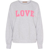 MARTA DU CHATEAU Marta du Chateau Damen-Sweatshirt MdcJessa 7976 Sweatshirt Light Grey Melange