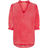 MARTA DU CHATEAU Marta du Chateau Damen Bluse 1471 Restudsalg Rosso4539