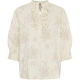 MARTA DU CHATEAU Marta du Chateau Damen Bluse MdcLinda 6317E Restudsalg Beige
