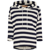 MARTA DU CHATEAU Marta du Chateau Damen Bluse med hætte MdcYsaline 21146 Restudsalg Navy