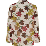 MARTA DU CHATEAU Marta du Chateau Damen Hemd MdcLotus 258920 Restudsalg Beige Flower