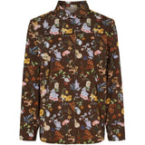 MARTA DU CHATEAU Marta du Chateau Damen Hemd MdcMagnolia 258042V Shirt Brown Print