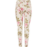 MARTA DU CHATEAU Marta du Chateau Damen Hose 1763B Restudsalg Beige Flower