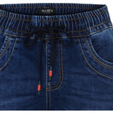 MARTA DU CHATEAU Marta du Chateau Damen Hose MdcArcelia Mdc177-26174 Restudsalg Dark Blue Denim