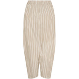 MARTA DU CHATEAU Marta du Chateau Damen Hose MdcFausta 16635T Pant BeigeStripeLurex260