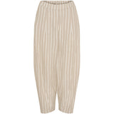 MARTA DU CHATEAU Marta du Chateau Damen Hose MdcFausta 16635T Pant BeigeStripeLurex260