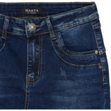 MARTA DU CHATEAU Marta du Chateau Damen Jeans MdcAzmina Mdc178-26165 Jeans Dark Blue Denim