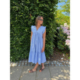 MARTA DU CHATEAU Marta du Chateau Damen Kleid MdcElma 5795 Restudsalg Blue Stripe