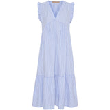MARTA DU CHATEAU Marta du Chateau Damen Kleid MdcElma 5795 Restudsalg Blue Stripe