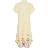 MARTA DU CHATEAU Marta du Chateau Damen Kleid MdcFelisa 7357 Dress Yellow4937tpg