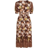 MARTA DU CHATEAU Marta du Chateau Damen Kleid MdcLydia 25216 Restudsalg Marrone0460