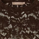 MARTA DU CHATEAU Marta du Chateau Damen Langarm-Spitzen-T-Shirt MdcMilley 7707 LS Tee Moro