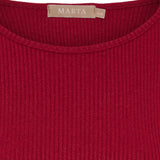 MARTA DU CHATEAU Marta du Chateau Damen Langarm T-Shirt 38915M LS Tee Bordeaux