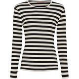 MARTA DU CHATEAU Marta du Chateau Damen Langarm T-Shirt MdcBegonia 7702 LS Tee Black