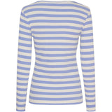 MARTA DU CHATEAU Marta du Chateau Damen Langarm T-Shirt MdcBegonia 7702 LS Tee Celeste