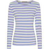 MARTA DU CHATEAU Marta du Chateau Damen Langarm T-Shirt MdcBegonia 7702 LS Tee Celeste