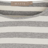 MARTA DU CHATEAU Marta du Chateau Damen Langarm T-Shirt MdcBegonia 7702 LS Tee GreyMelange10