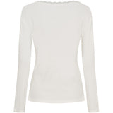 MARTA DU CHATEAU Marta du Chateau Damen Langarm T-Shirt MdcCalista 2500 Restudsalg Panna