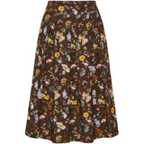 MARTA DU CHATEAU Marta du Chateau Damen Rock MdcCiela 257080V Restudsalg Brown Print