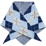MARTA DU CHATEAU Marta du Chateau Damen Schal MdcMaxi BA-3512 Scarf Navy/Light Blue