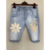 MARTA DU CHATEAU Marta du Chateau Damen Shorts MdcBuppha SW18049 Jeans Denim