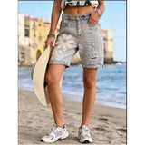 MARTA DU CHATEAU Marta du Chateau Damen Shorts MdcKiet SW12132 Jeans Denim