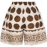 MARTA DU CHATEAU Marta du Chateau Damen Shorts MdcSiena 256197 Shorts Beige/MoroAMioe431