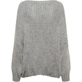 MARTA DU CHATEAU Marta du Chateau Damen Strick MdcLumina 9730/B Knit Grigio