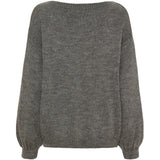 MARTA DU CHATEAU Marta du Chateau Damen Strickjacke MdcAmarante 64023 Knit Dark Grey