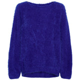 MARTA DU CHATEAU Marta du Chateau Damen Strickjacke MdcAnouk 8038 Knit Cobalt Blue