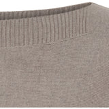 MARTA DU CHATEAU Marta du Chateau Damen Strickjacke MdcConstanza 9511 Knit Fango Melange