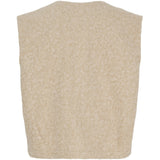 MARTA DU CHATEAU Marta du Chateau Damen Strickweste MdcCapella 7600 Knit Vest Beige