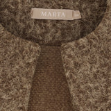 MARTA DU CHATEAU Marta du Chateau Damen Strickweste MdcCapella 7600 Restudsalg Camello5