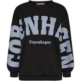 MARTA DU CHATEAU Marta du Chateau Damen Sweatshirt MdcHibiscus 22659 Sweatshirt Black/Blue