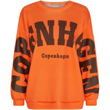 MARTA DU CHATEAU Marta du Chateau Damen Sweatshirt MdcHibiscus 22659 Sweatshirt Orange/Moro