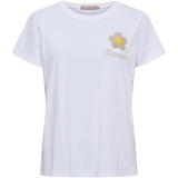 MARTA DU CHATEAU Marta du Chateau Damen T-Shirt MdcAvella 84275-Blume Restudsalg White/beige