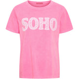 MARTA DU CHATEAU Marta du Chateau Damen T-Shirt MdcBelina 22585 Soho T-shirt Pink Fluo